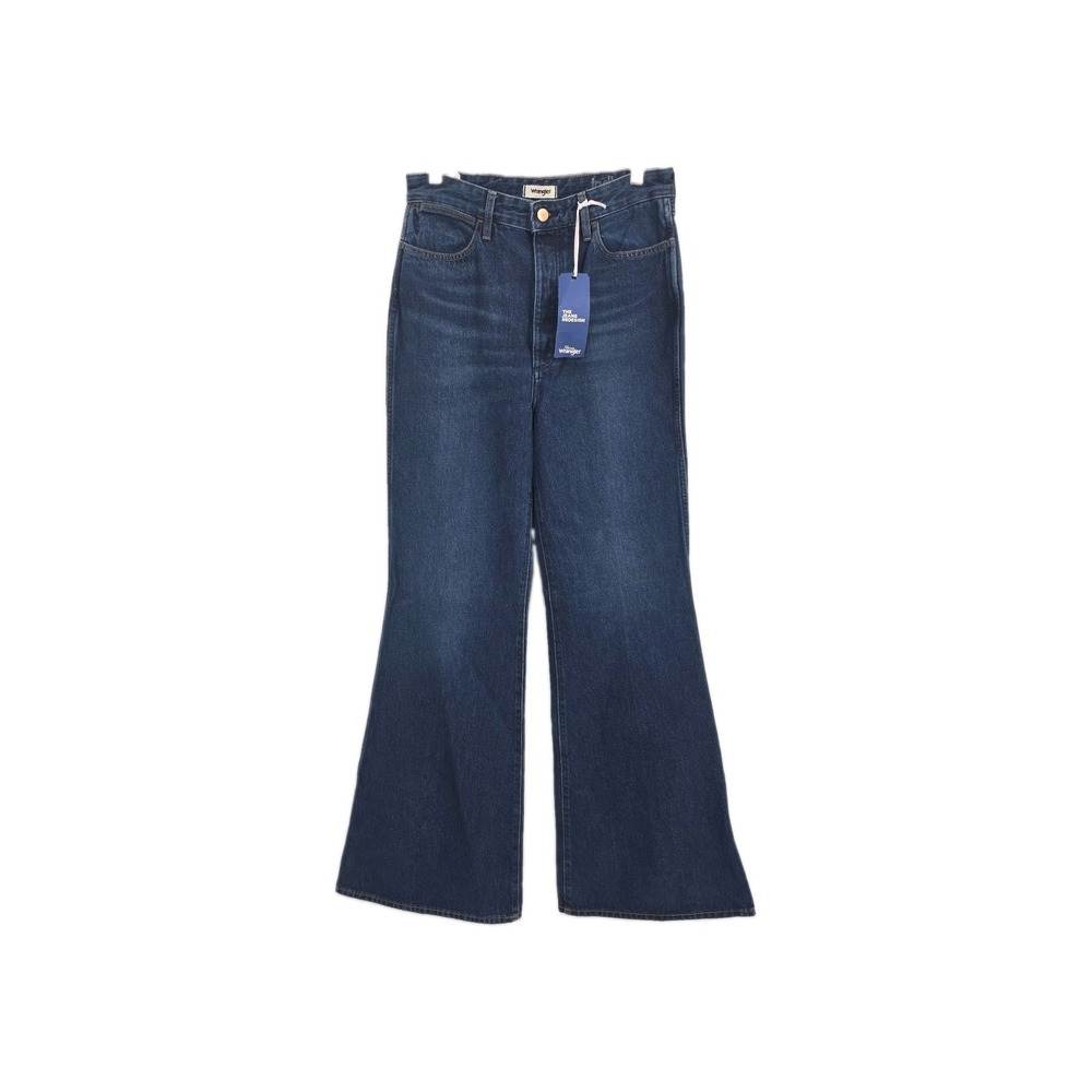 NWT Wrangler Wanderer 622 Jeans 29x34 Long Tall High Rise Flare Bell Bottom Blue